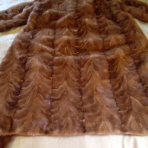 Vintage Russian Sable Fur Coat Jacket  size 10-12